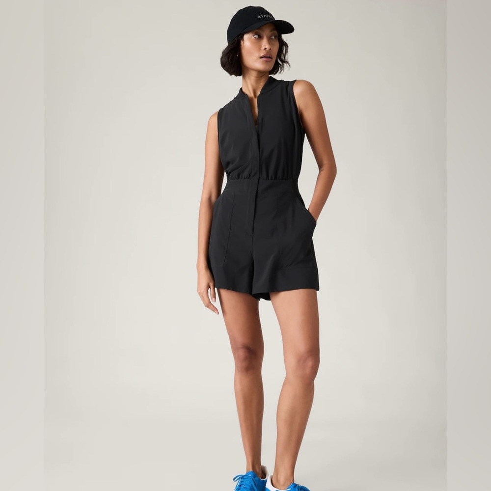 Athleta Brooklyn Utility Romper Size 4